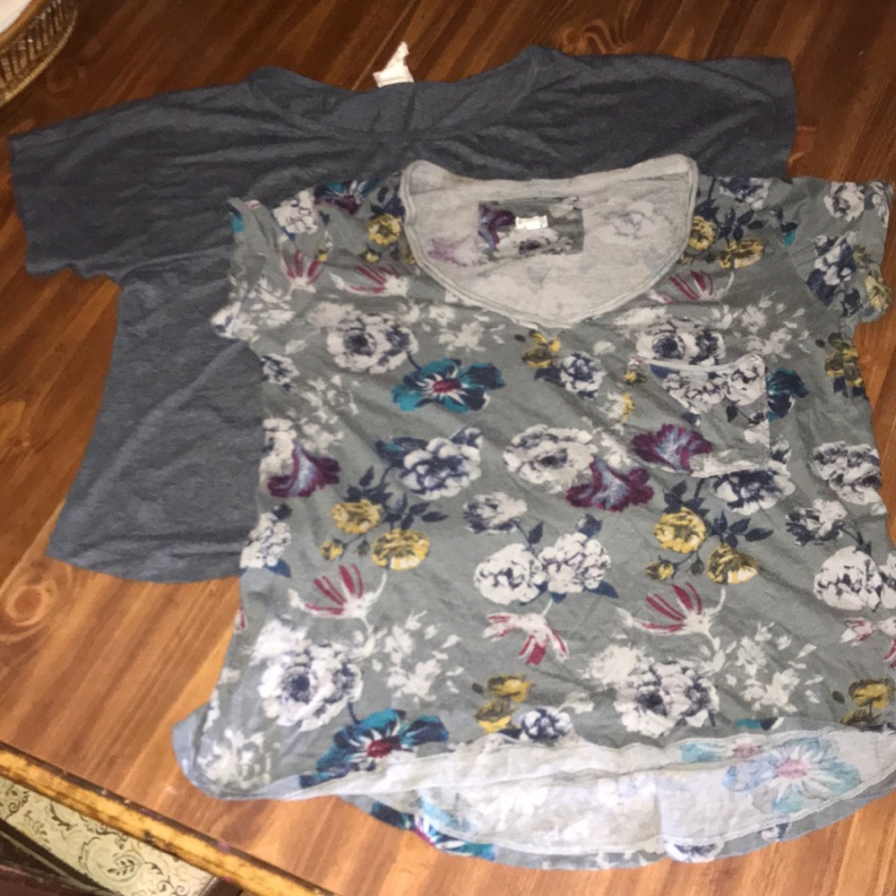2 shirt sleeve shirts GC & t.la